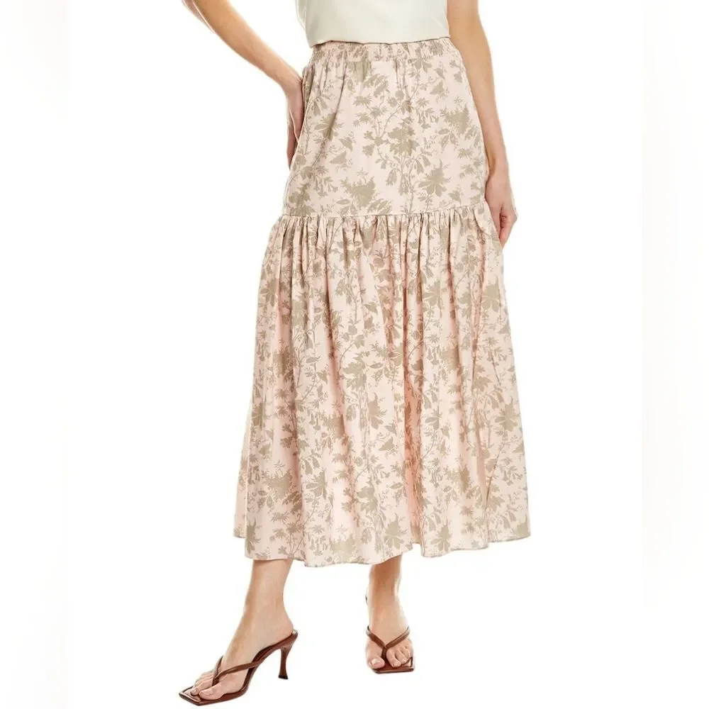 Elie Tahari midi Tired skirt Size L 12
